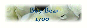  Boy Bear
1700 