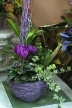 Purple Flowers Basket Arrangement (DV16)