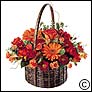 Rose and Gerbera Basket (1824)