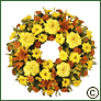 Yellow & Orange Wreath (3130)